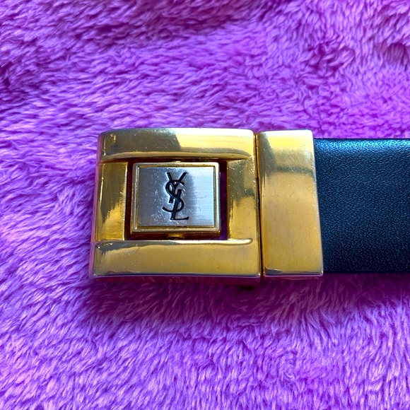 Ysl belt, 43.5 inches in length, the logo is double sided - Picture 1 of 12